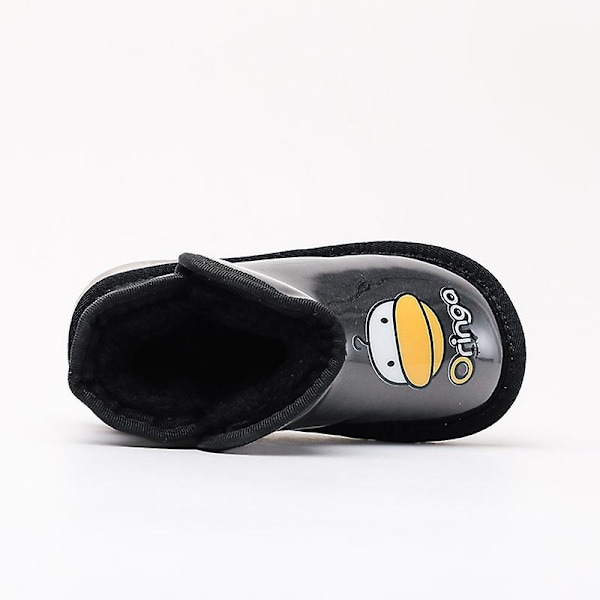Flickor Snö Boots Vinter Varma Skor Vattentät Övre Fr2655 Black EU 32