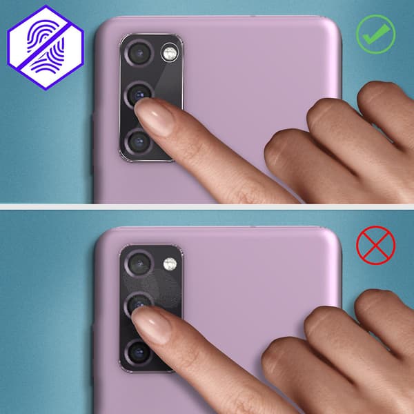 Kameraskydd Galaxy S20 FE Härdat glas Smutsavvisande Klar