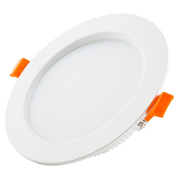 6 st 230v 5w Ultra Flat LED Infällda Spotlight, 3000k, Bländardiameter 75mm