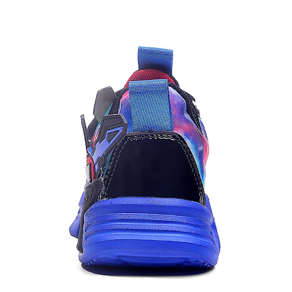 Barn Sneakers Andningsbara Löparskor Mode Sport Skor 606 DarkBlue EU 37