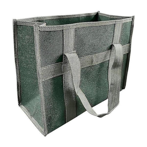 Elektriker Værktøjstaske Vedligeholdelsesværktøj Opbevaringstaske Slidstærk Stor Kapacitet 43X21X21CM Army Green Kit-Handbag 084 5