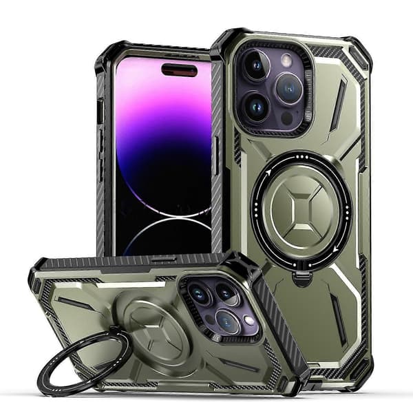 Armor-pidike puhelinkotelo iPhone 14 Prolle Black