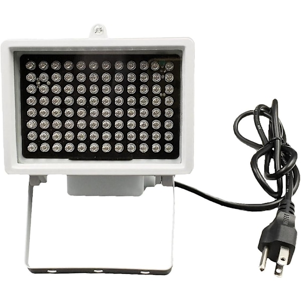3 st IR-belysning, AC 110V - 220V 850nm Infraröd 96 LED Mörkerseende Vattentät Lampa för Inomhus Utomhus Säkerhets CCTV-kamera, Lång Räckvidd 80m (263 fot)