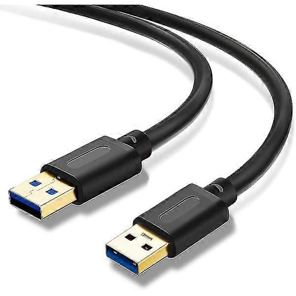 USB 3.0 A til A han-kabel 0,9 m, USB til USB-kabel USB han til han-kabel