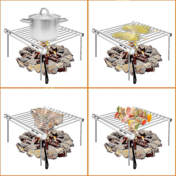 Barbecue Grills, Rustfrit Stål Barbecue Bærbar Barbecue Camping Barbecue