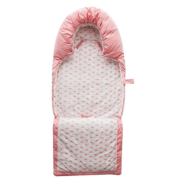 Babysvaddla filt barnvagnsomslag, mjuk fleece varm filt nyfödd sovsäck Pink 90cm