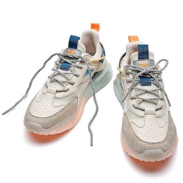 Herre Sports Løbesko Åndbare Skridsikre Sneakers Fr2109 Pink EU 44