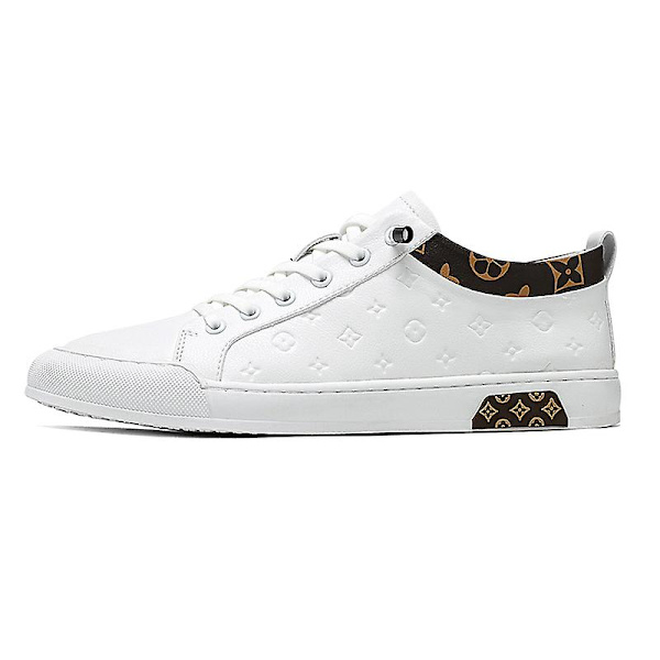 Herr Casual Skor Högkvalitativa Sneakers Frk8801 White EU 39