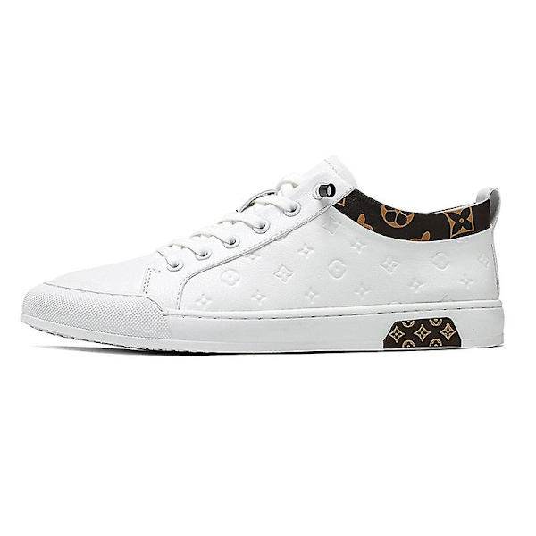 Herr Casual Skor Högkvalitativa Sneakers Frk8801 White EU 41