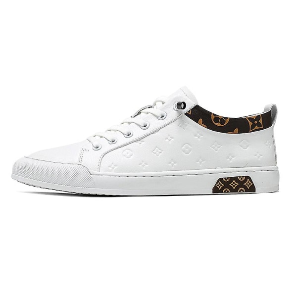 Herre Casual Sko Høj Kvalitet Sneakers Frk8801 White EU 42