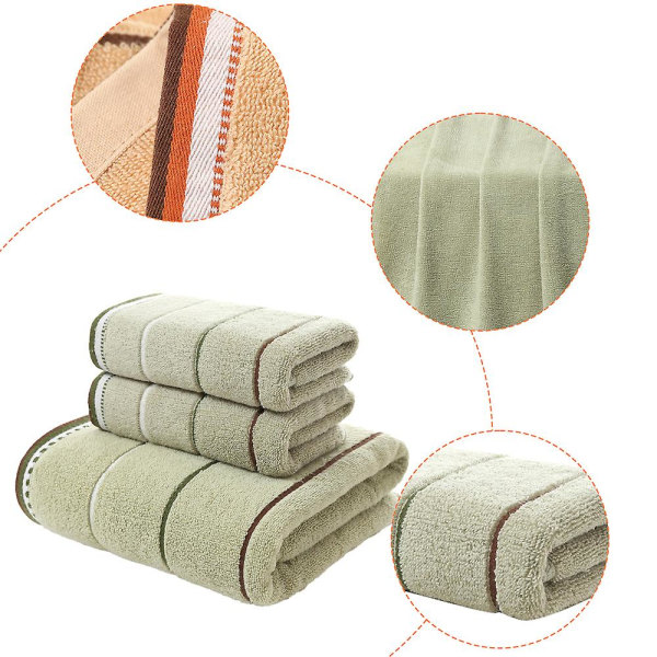 2-delad bomullsbadhandduksset Storlek-70*140cm, mycket absorberande, lätta badhanddukar style