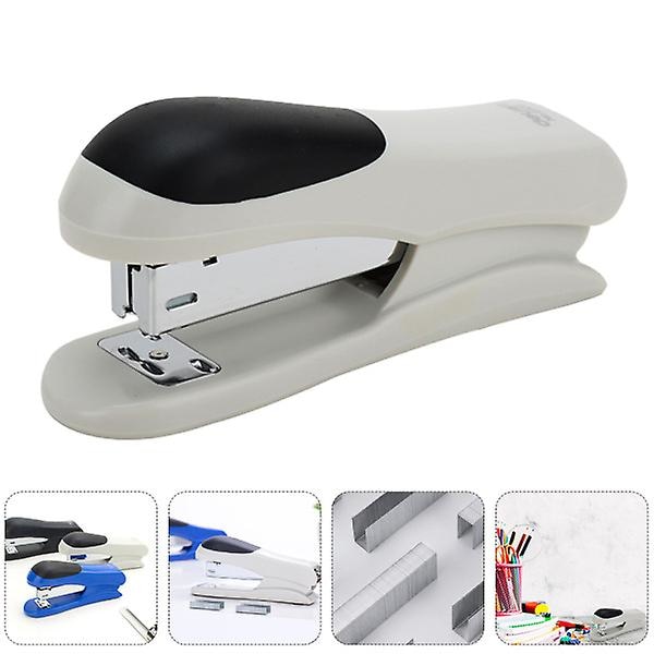 1 st kontorshäftapparat skrivbordsstapler filbindningsmaskin kontorsmaterial White 12.4X5.2X3.4cm