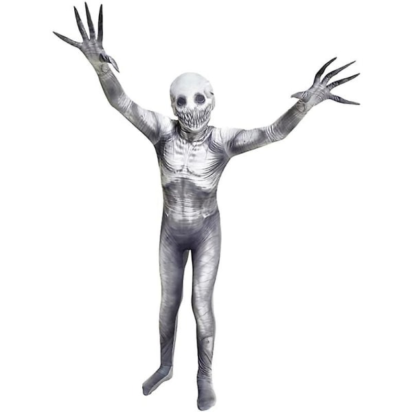 Halloween Cosplay Kostume Heldragt Høj Elasticitet Åndbar 3d Stil Til Voksne Børn Jumpsuit 170