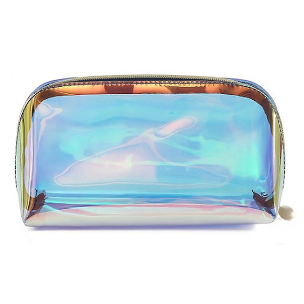 Holografisk sminkväska för damer och brudtärnor, vattentät, bärbar sminkväska och transparent necessär style2