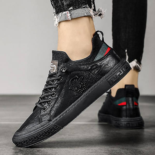 Herre Casual Sko Flade Sneakers Fr2159 Black EU 39