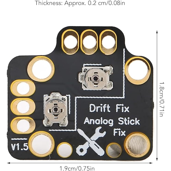 Drift Repair Board, 10st Universal 3D Analog Stick Drift Fix Mod Enkel Att Använda Gamepad Joystick Drift Repair Board för PS4, PS5