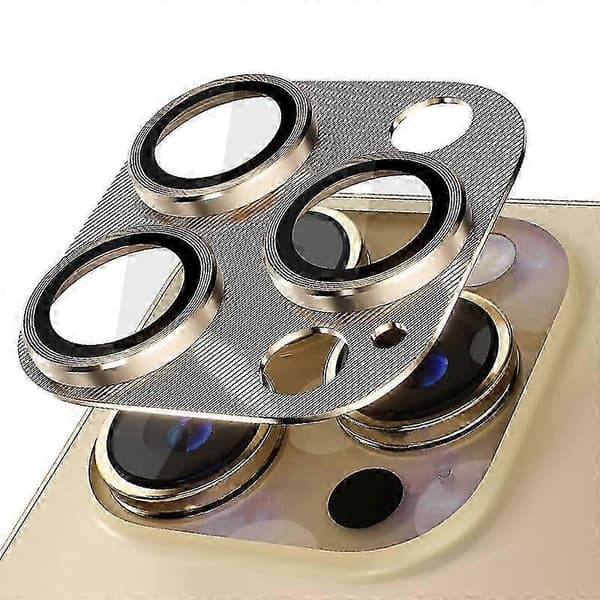 För iPhone 14 Pro Kameralinsskydd Gold