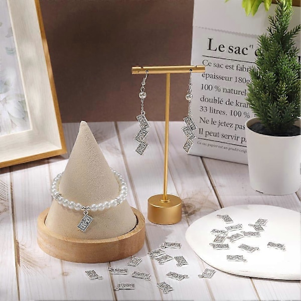 1 Laatikko 100 kpl Raha-amuletteja, Suuri Määrä, Raha-merkki Amuletti, Käteinen, Yhdysvaltain 100 Dollarin Seteli, Kolikko, Valuutta, Hopea Antiikki Seos Amuletti, Suuri Määrä Korujen Valmistukseen, Amuletit, Korvakorut
