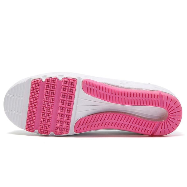 Dame Casual Sko Læder Luft Pude Sko Air Sko Ns9988 Red EU 34
