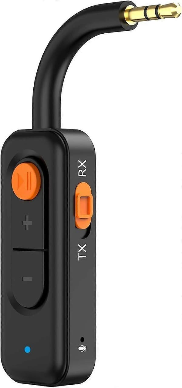 Bluetooth-sender/-mottaker 2-i-1 Bluetooth 5.4 lydadapter, mini trådløs 3,5 mm AUX Bluetooth-adapter