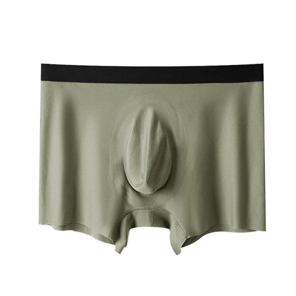 Herrunderkläder Boxer Briefs, Bomullskomfort Mjuka Boxer Briefs För Män, Fukttransporterande Andas green 2XL