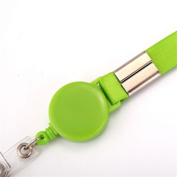 Rulle-lanyard halsrem til badgeholder - kontorartikler Purple