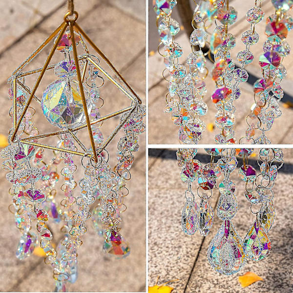 Suncatcherit roikkuvat Me En Suncatcher Sateenkaaren Tekijä Pinnoitettu Suncatcher #yogu