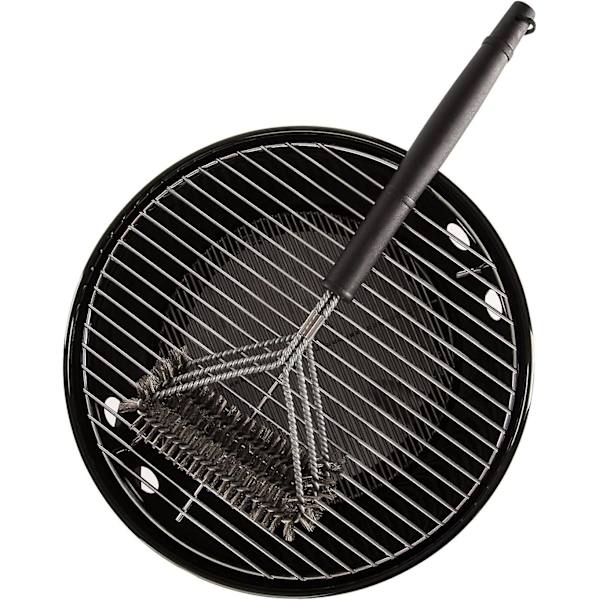 Grillborste - Rengöring av grill - Tillbehör till grill - Elektrisk, gas, kol - Rostfritt stål