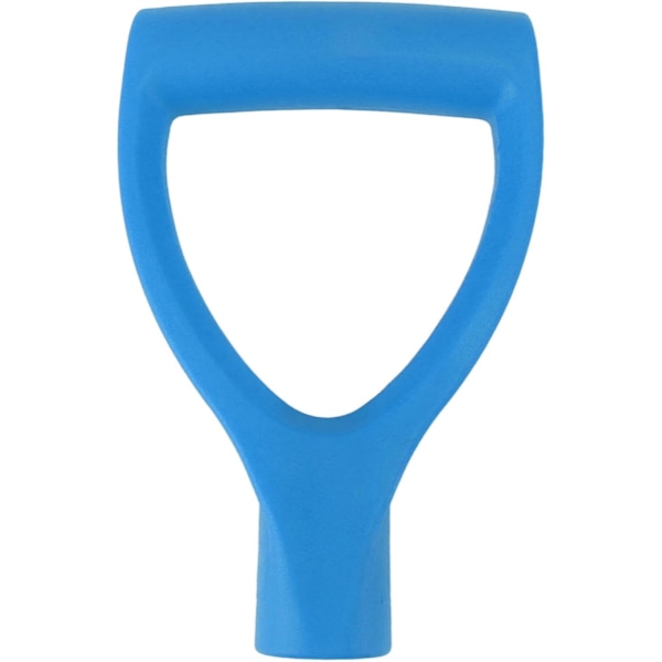 D-spadehandtak indre diameter på 3,2 cm/1,26\" erstatningsspadehandtak i plast for graving og oppriving (lyseblå)