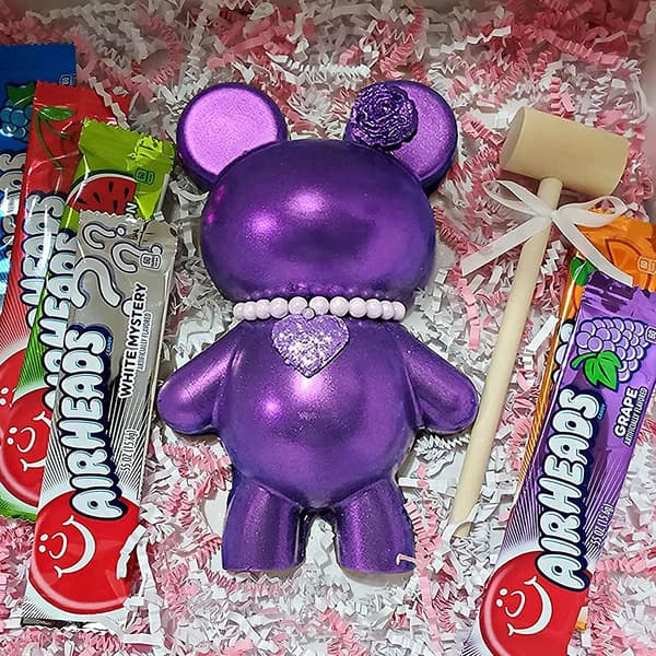Aiersa Bear Choklad Silikonformar, 2 st 3d Teddy Bear Brytbar Form