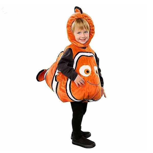 Barnens Hitta Nemo-dräkt tecknad Nemo Clownfish-kläder 120-130cm
