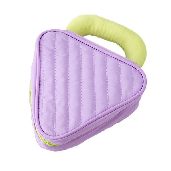 Smukke Makeup Tasker Til Kvinder Makeup Taske Organizer Stor Fløjl Polyester Og Imitation Nylon purple