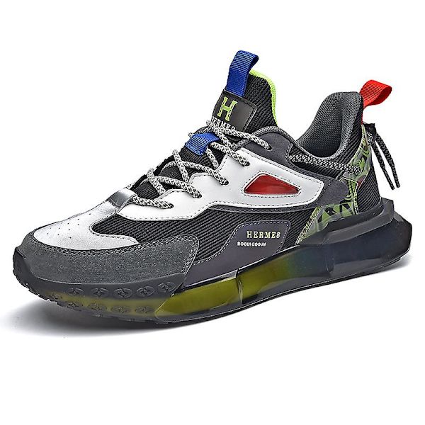 Herre Sports Løbesko Åndbare Skridsikre Sneakers Fr2109 Black EU 41