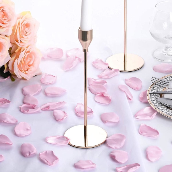 400 stk. Roseblader Blomsterblader For Bryllup Blomsterpikekurv Jubileumsfest Bordpynt Valentinsdekorasjon purple