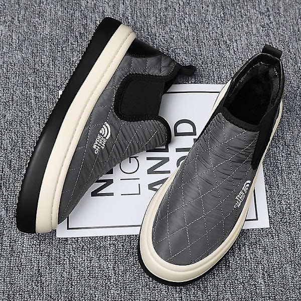 Herr Casual Skor Vinter Håll Varma Skor Frw898 Gray EU 41