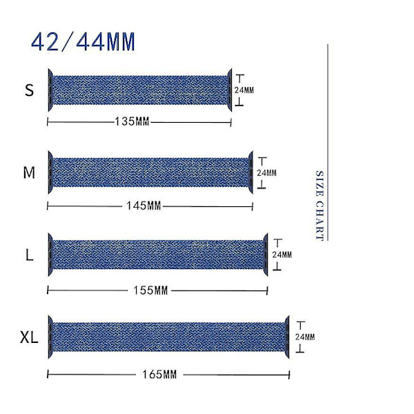 Lämplig för Iwatch-rem, enkel nylon elastisk vävd, Apple Watch Apple nylonrem yellow S