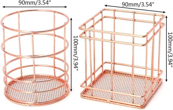 Alsidig Metal Blyantholder, Kosmetikbørste Opbevaring