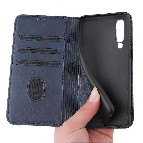 Huawei P30 mobilskal i läder Brown