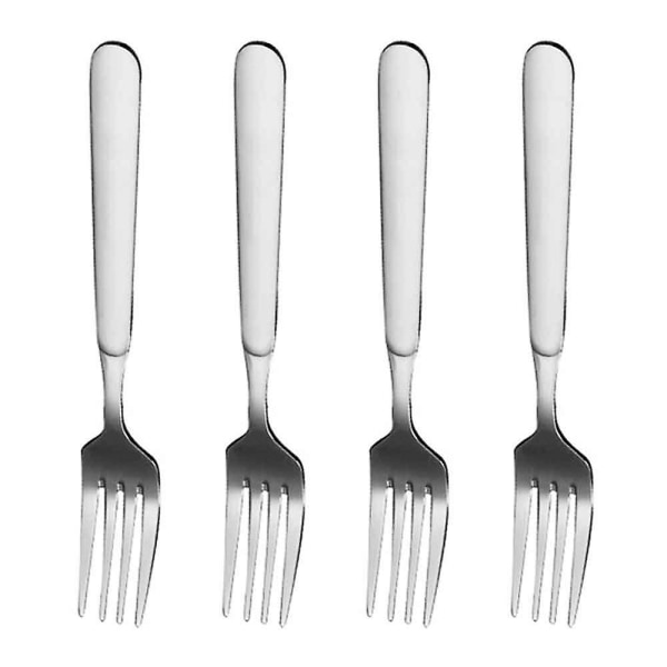 4-delt middagsgaffelsæt, fødevaregodkendt rustfrit stål bestikgafler, spejlpoleret, tåler opvaskemaskine style1