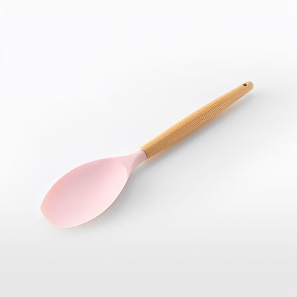 11-delars köksredskap i silikon, nonstick, med fat