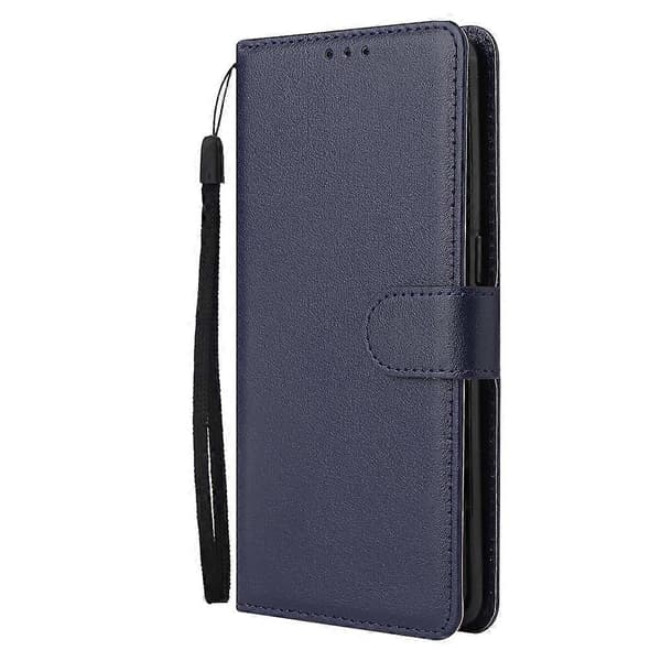 Multifunktionellt läderfodral med 3 kortplatser för Samsung Galaxy A53 5G Navy Blue