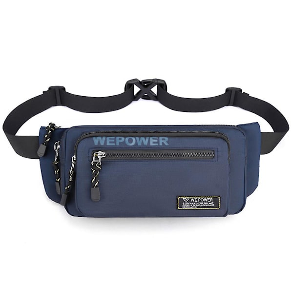 Ny Sports Wallet Mode Herre Pung Nylon Taske Udendørs Løb Mobiltelefon Taske Fitness Pakke blue