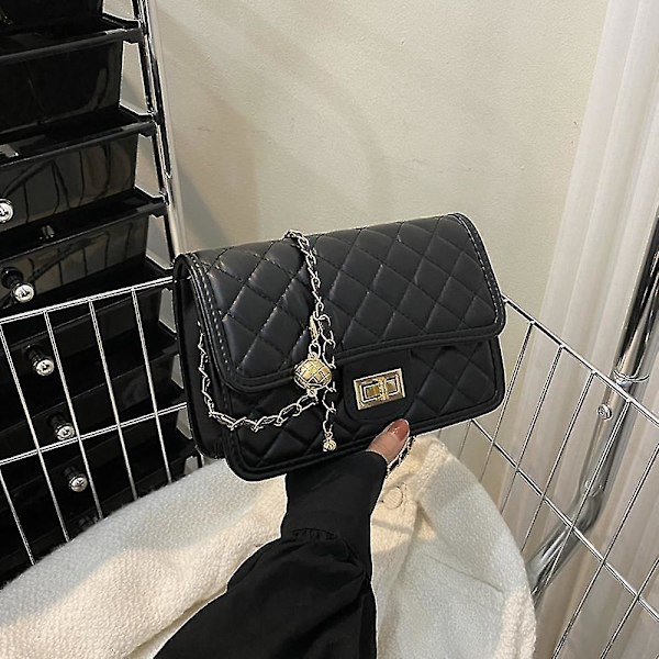 Messenger Bag Crossbody Väskor För Kvinnor, Trendig   Handväska, Liten Axelväska Med Justerbar Kedjerem orange