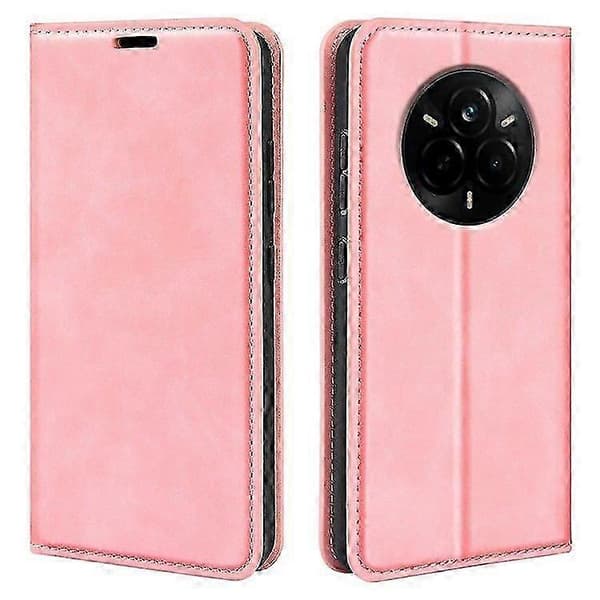 Skinnfodral Plånboksfodral för Realme 14 Pro 5G Pink
