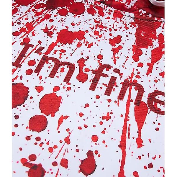 Halloween Blodig Hettegenser for Menn, Hettegenser style 5 3XL