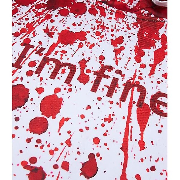 Halloween Blodig Hettegenser for Menn, Hettegenser style 5 4XL
