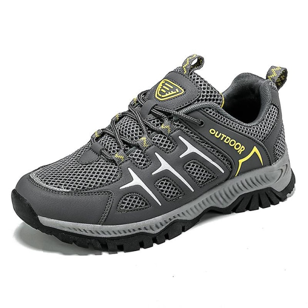 Herre Dame Tursko Lav Ankel Sneakers For Utendørs Stier Trekking Gåing 3Ds2101 Gray EU 39