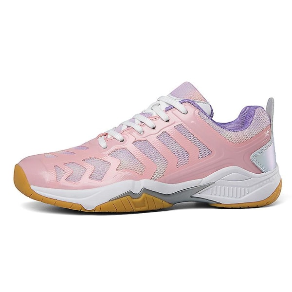 Dam Lätta Sneakers Mode Inomhusplansskor Lämpliga För Badminton 3Dw66 Pink EU 40