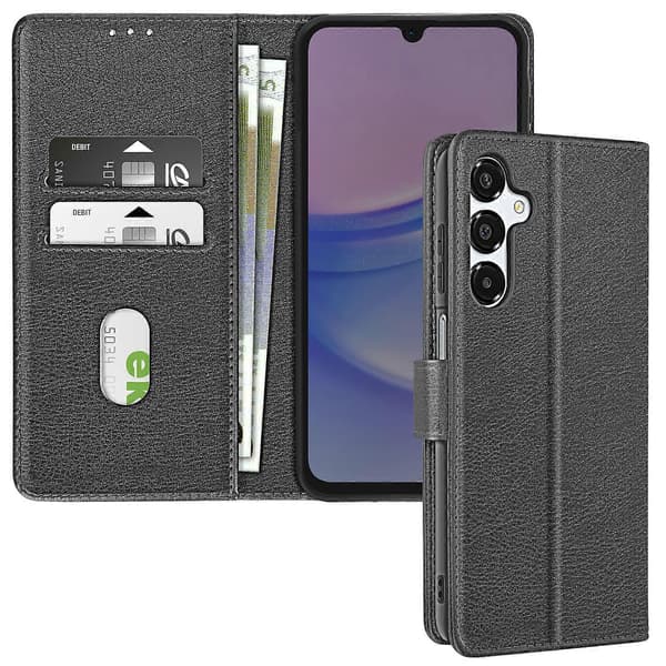 Kotelo Galaxy A16 Clapet Lompakko ja Videoteline, Musta