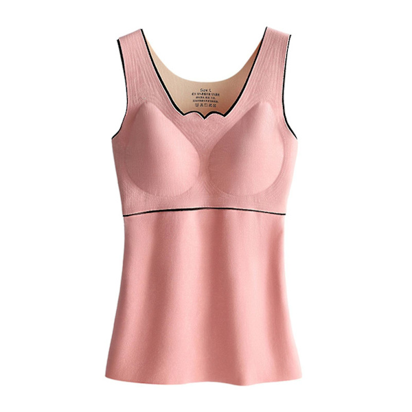 Indre Fleece Termovest Bedste Termoundertøj Til Piger Ærmeløse Intime Toppe 2XL Pink